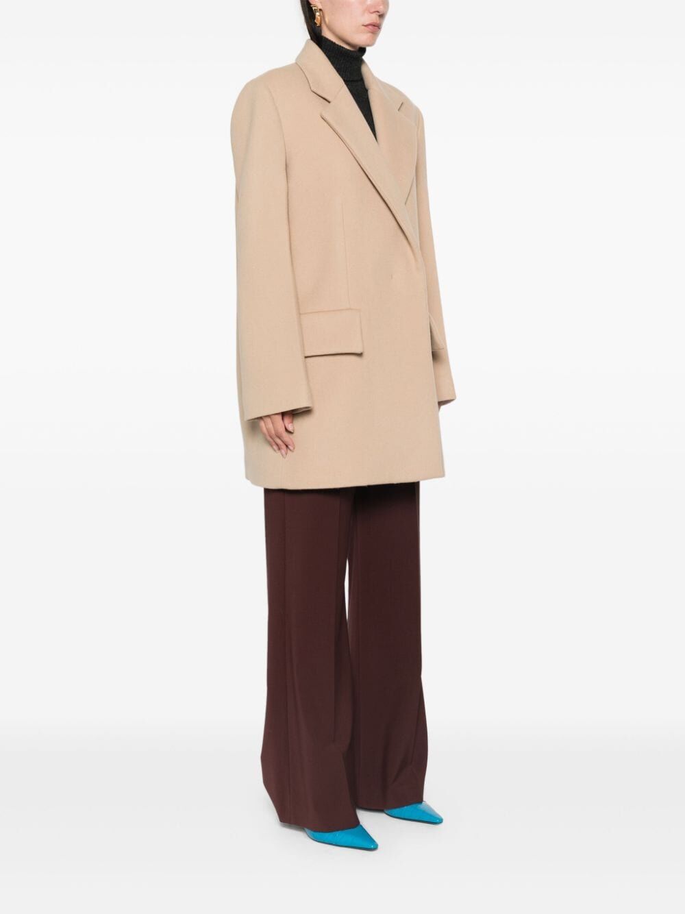 Jil Sander Women Short Double Breasted Tailor Made Crombie