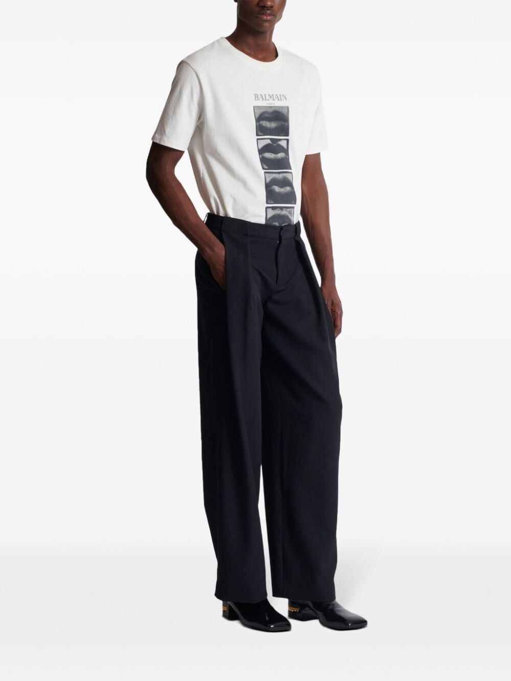 Balmain Men Pleated Gdp Pants