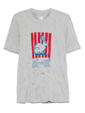 Bottega Veneta Men Graphic Rabbit-Print Crushed Cotton Jersey T-Shirt