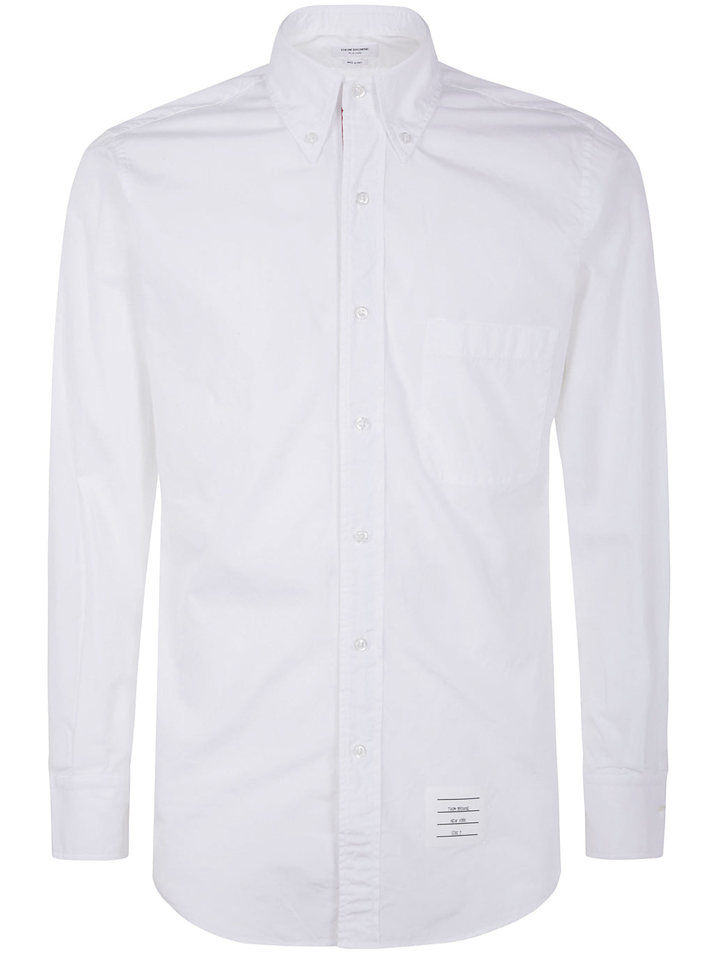 Thom Browne Men Classic L/S Bd Pc Shirt W/ Cf Gg Placket In Solid Poplin