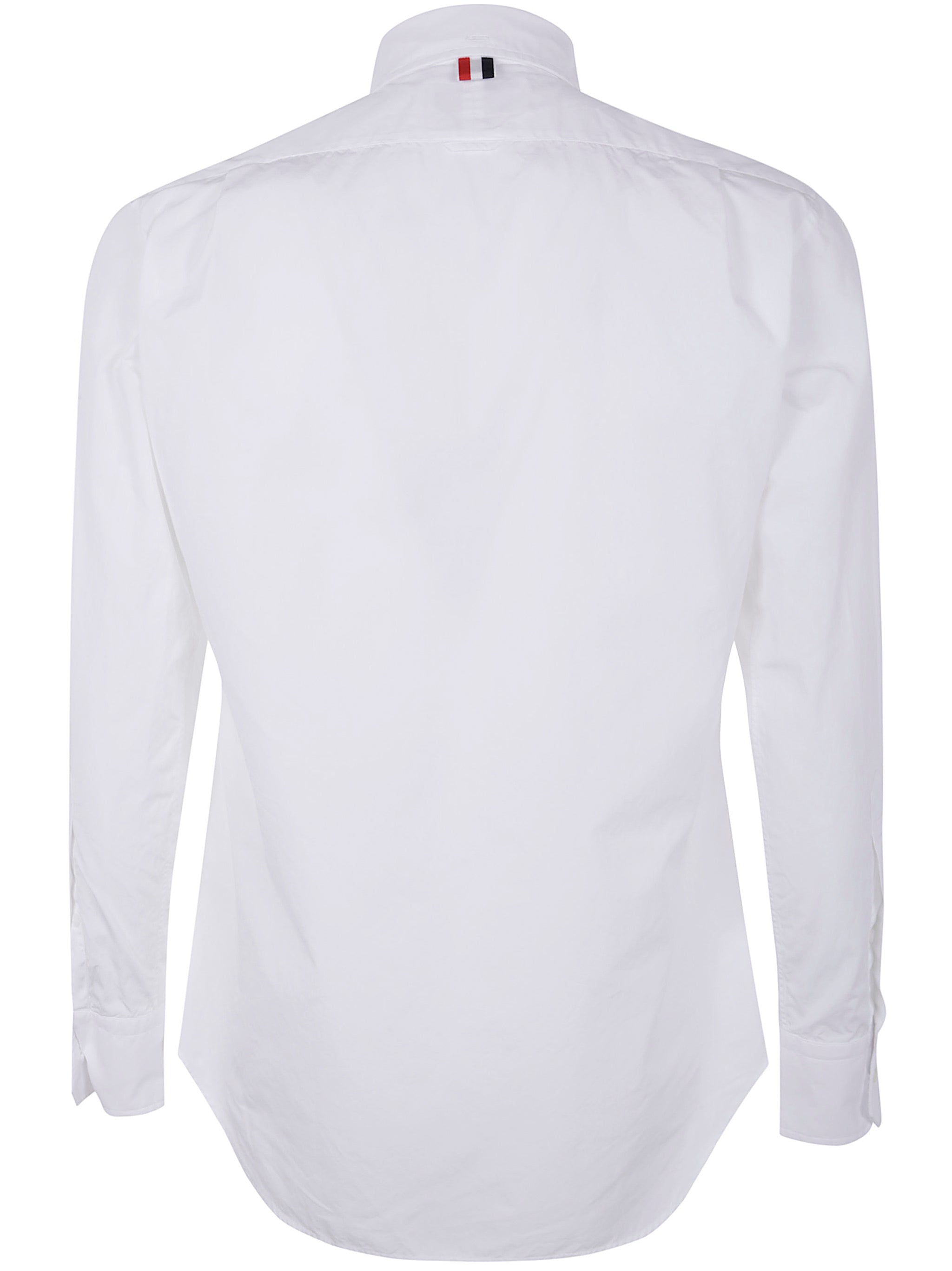 Thom Browne Men Classic L/S Bd Pc Shirt W/ Cf Gg Placket In Solid Poplin