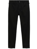 Dolce & Gabbana Men Logo-Embroidered Tapered Leg Cotton Trousers
