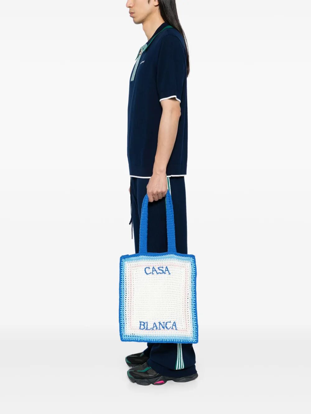 Casablanca Unisex Crochet Shopping Bag