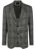 Zegna Men Wool And Silk Blend Jacket