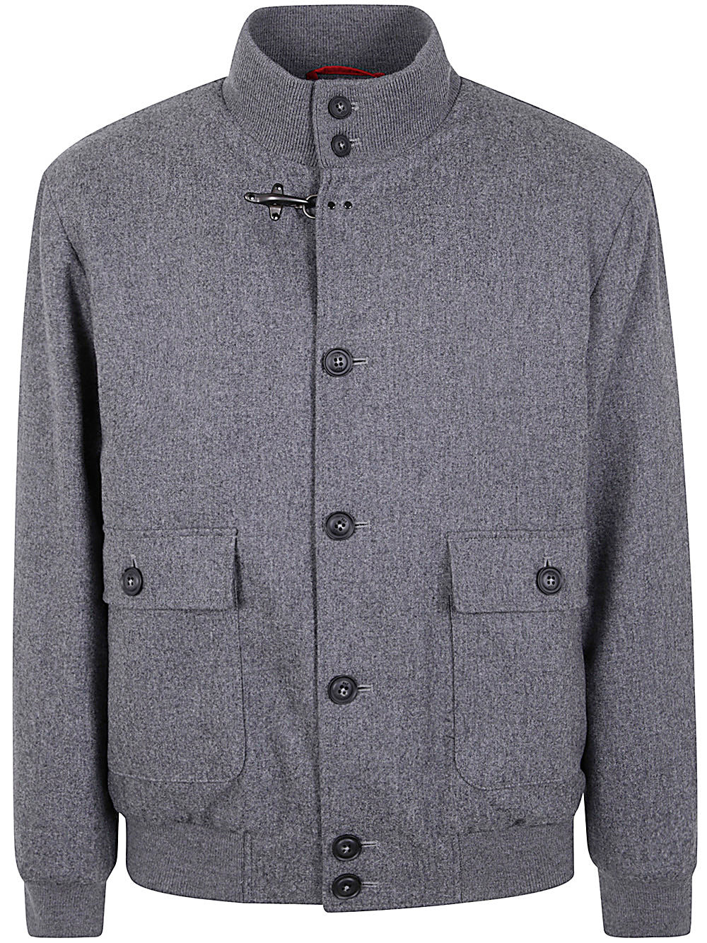 Fay Men Bomber Jacket Carded Flannel