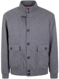Fay Men Bomber Jacket Carded Flannel