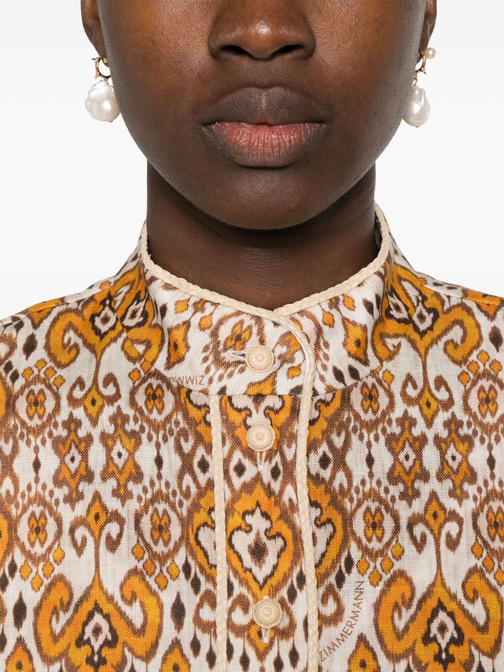 Zimmermann Women Wylie Relaxed Shirt