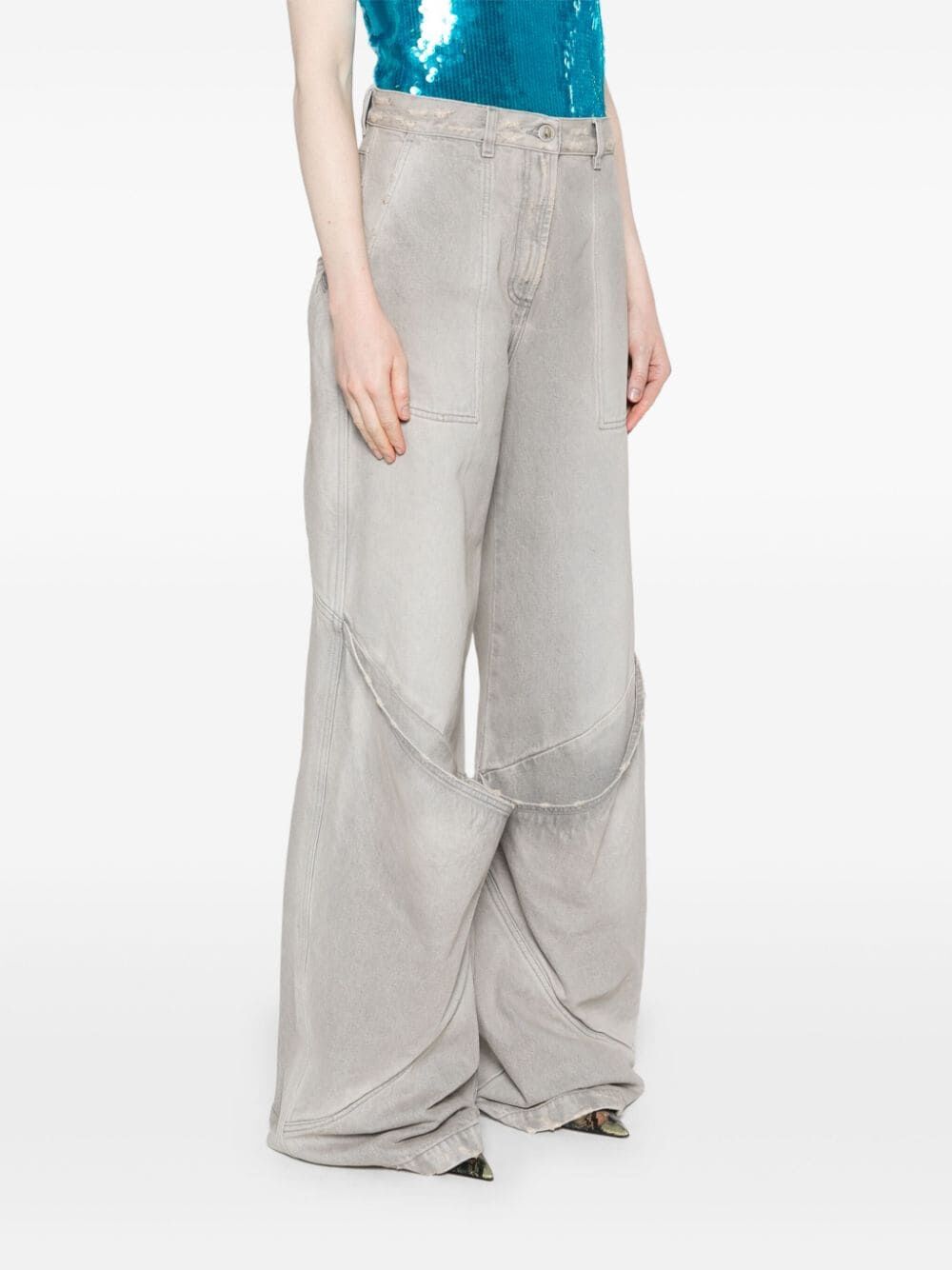 The Attico Women Vintage Long Trousers