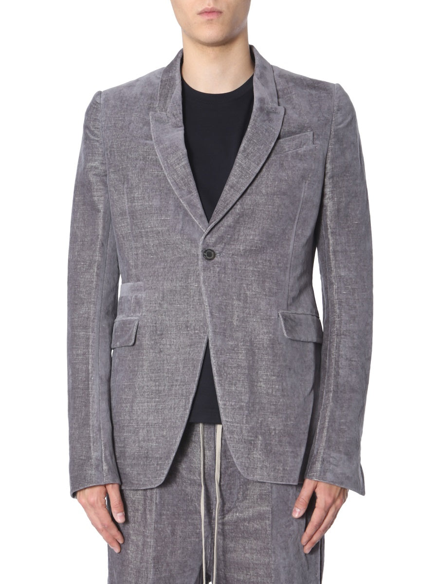Rick Owens Men Single-Breasted Jacket
