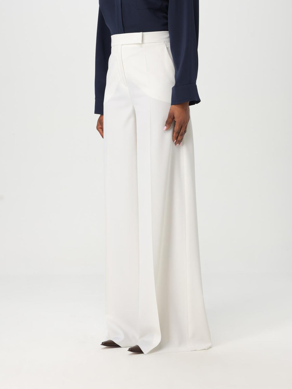 Max Mara Pants Woman White