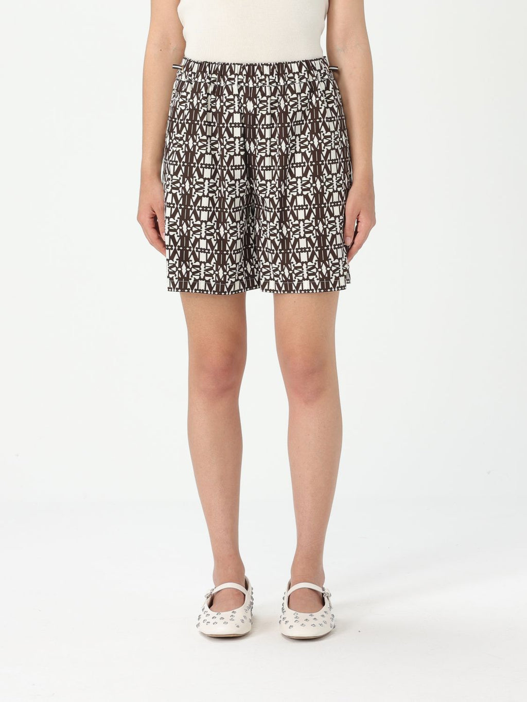 Max Mara Shorts Woman Brown