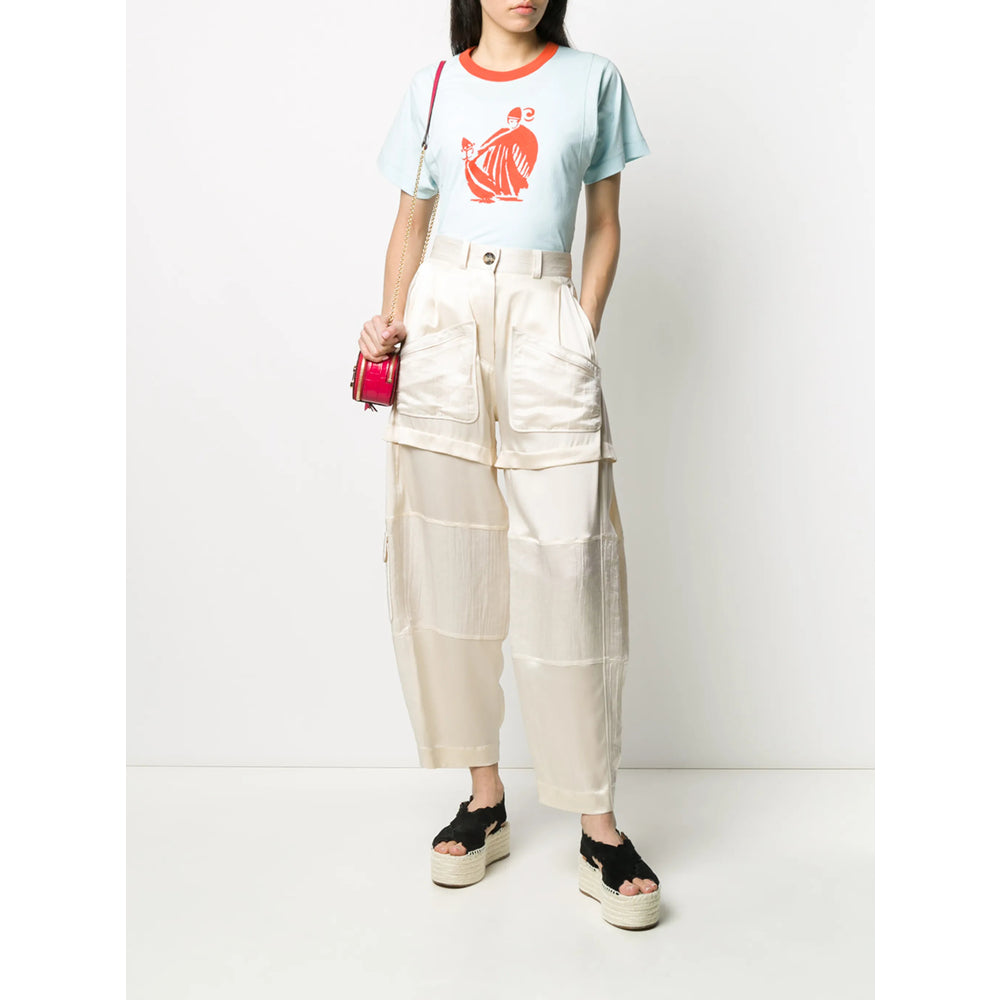 Lanvin Neutrals Trousers - Tapered Trousers Women