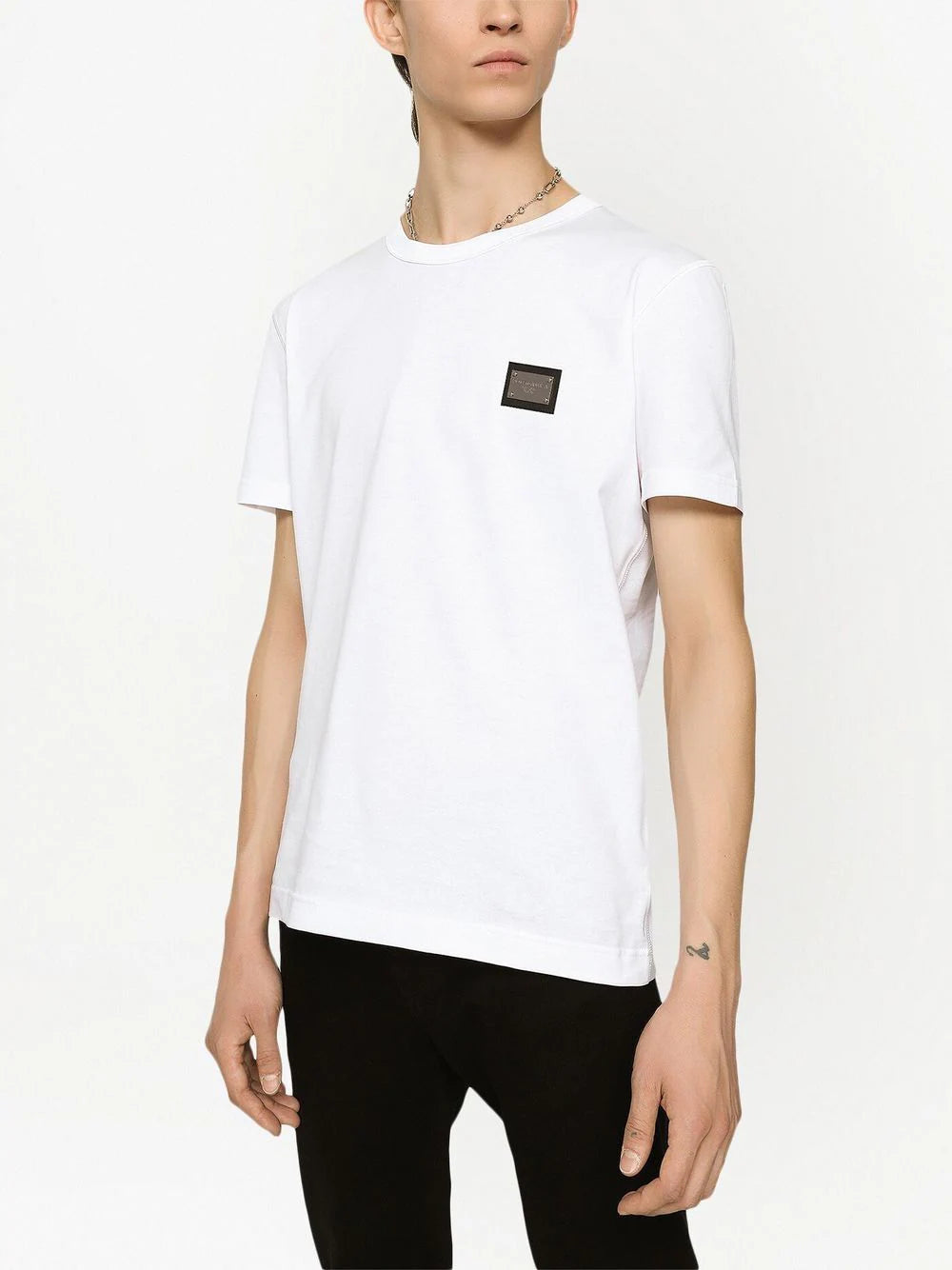 Dolce & Gabbana Men Dg Essentials Crew Neck T-Shirt