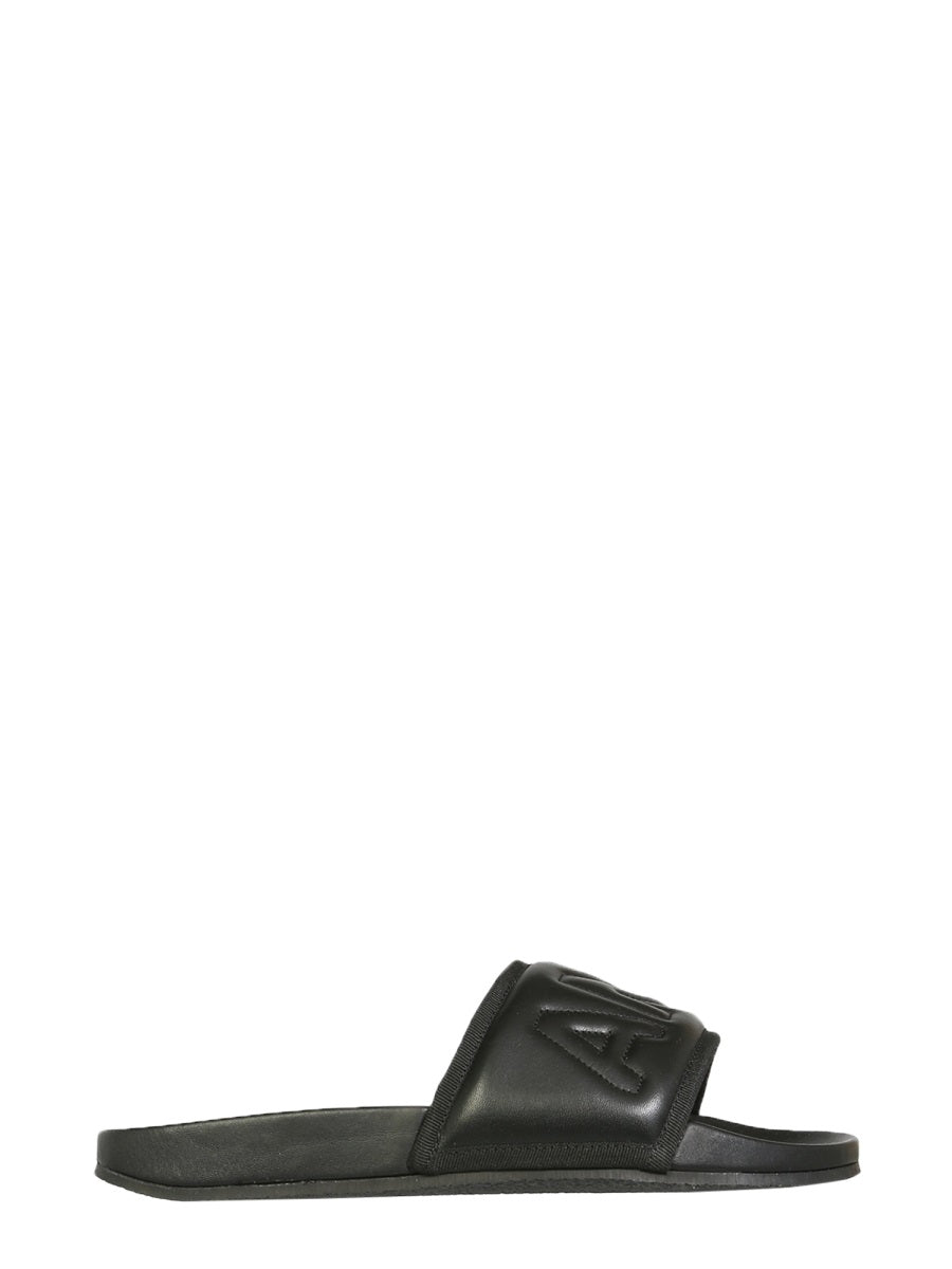 Ambush Men Leather Slide Sandals