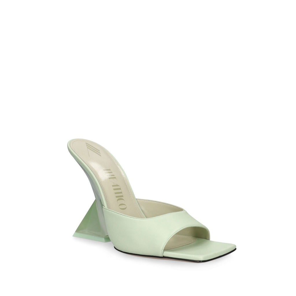 The Attico Cheope 105 Leather Sandals Women