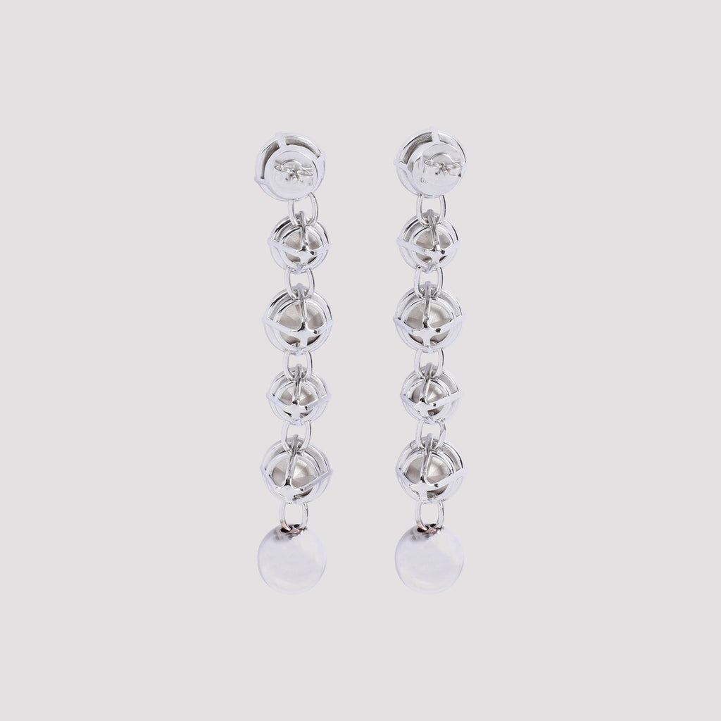 Jean Paul Gaultier Long Diamond Earrings Women