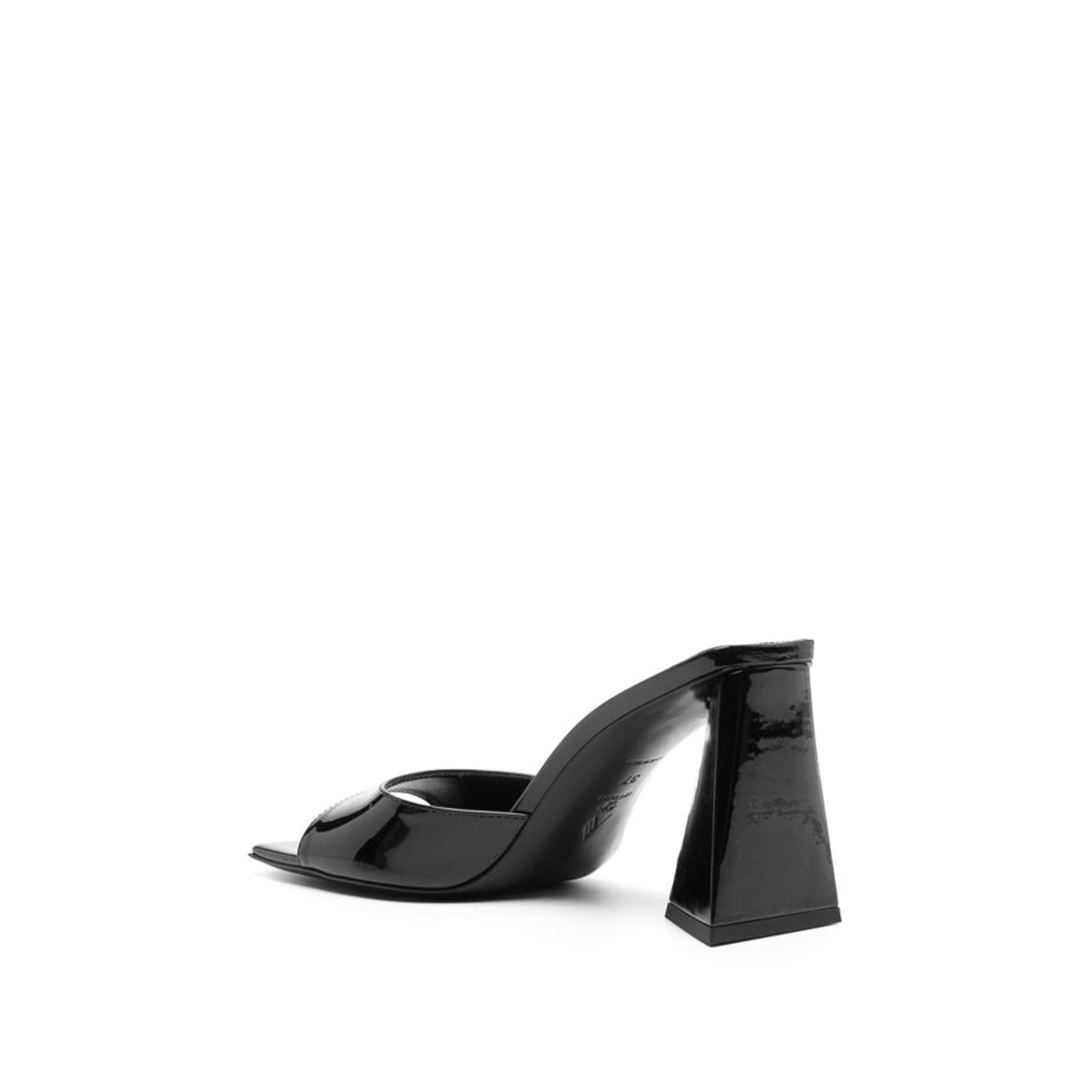 The Attico Mini Devon 85 Leather Sandals Women