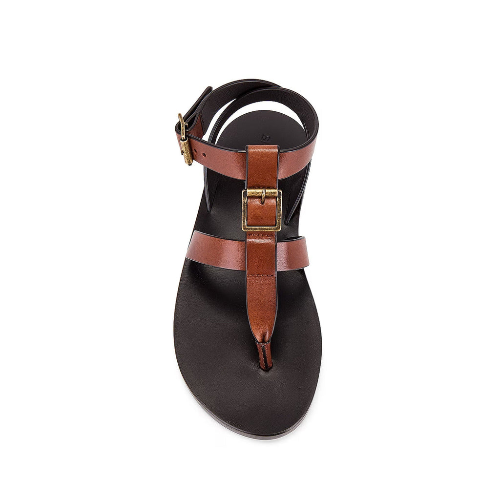 Saint Laurent Hardy Leather Sandals Women