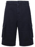 Dolce & Gabbana Blue Cotton Cargo Bermuda Shorts Men