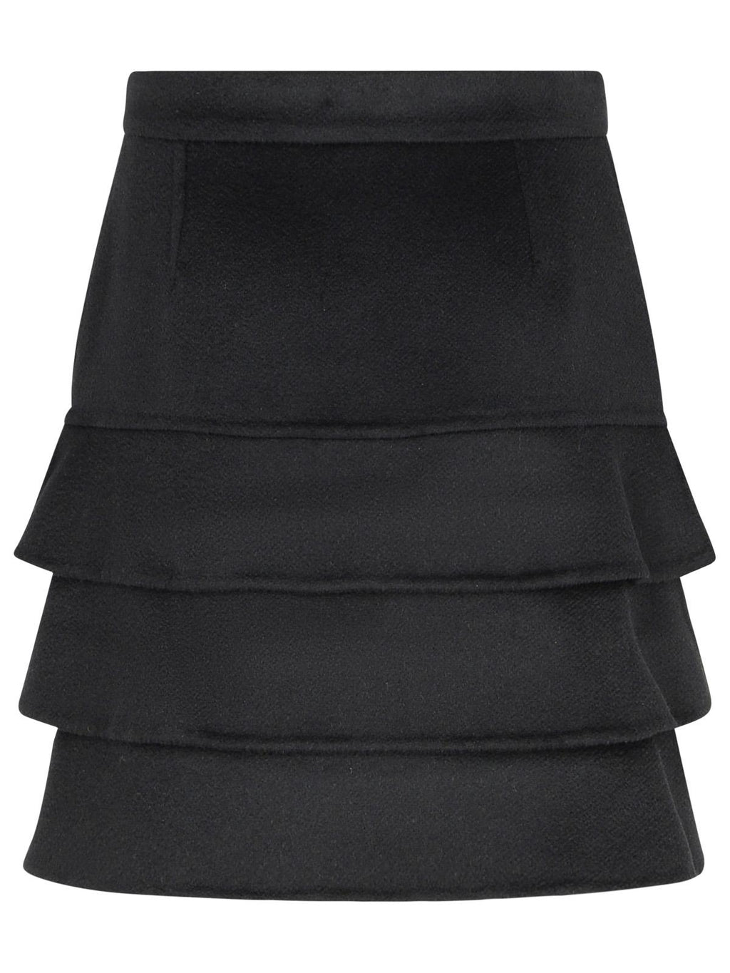 Max Mara 'Caro' Black Camel Miniskirt Women
