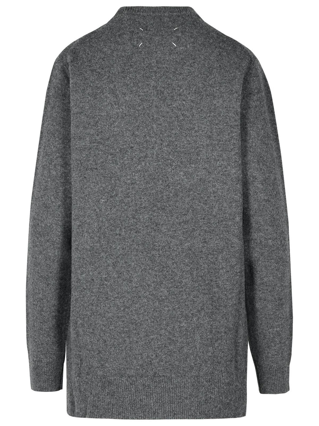 Maison Margiela 'Over' Grey Wool Sweater Women