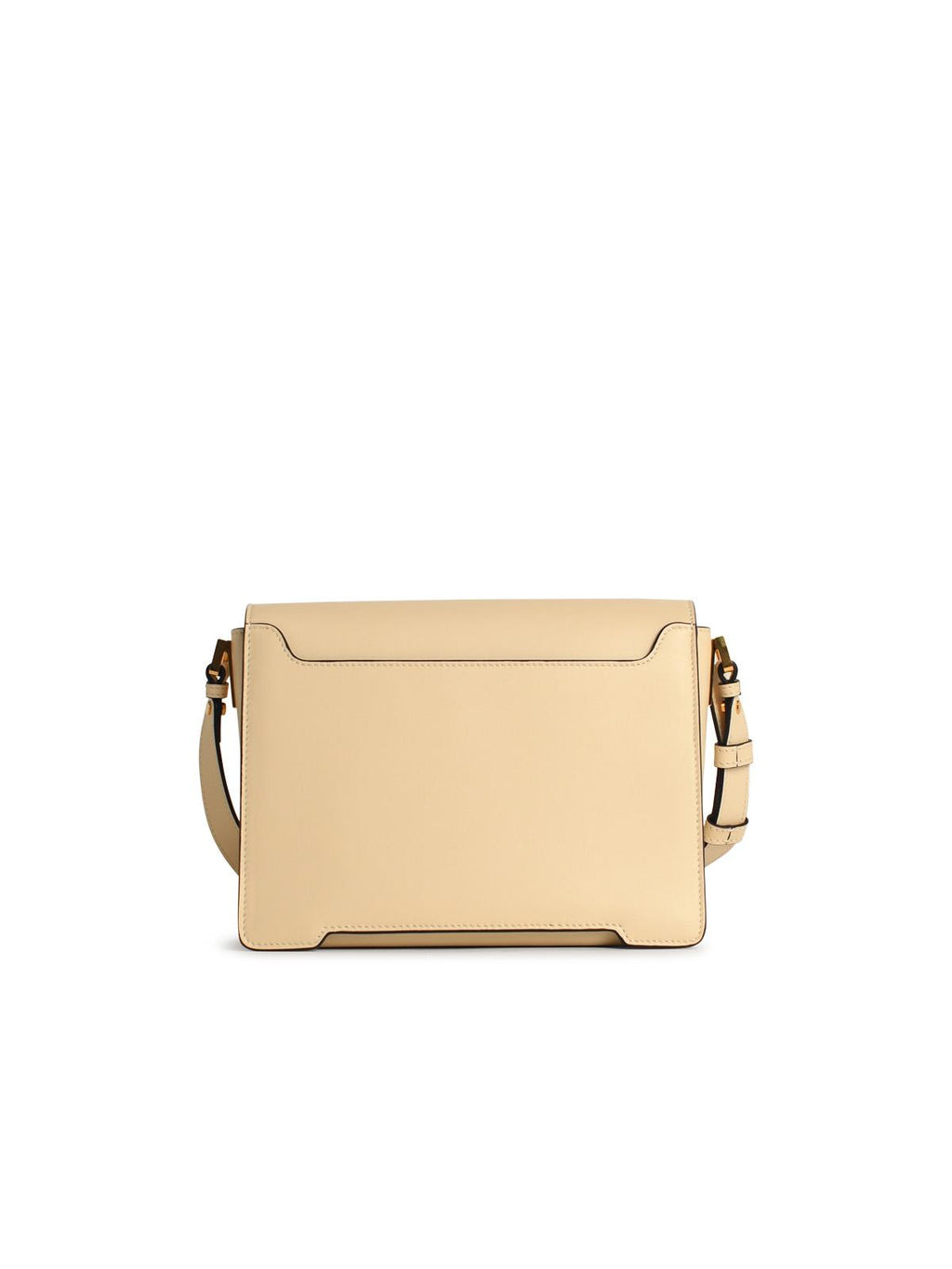 Marni 'New Trunk' Ivory Leather Crossbody Bag Women
