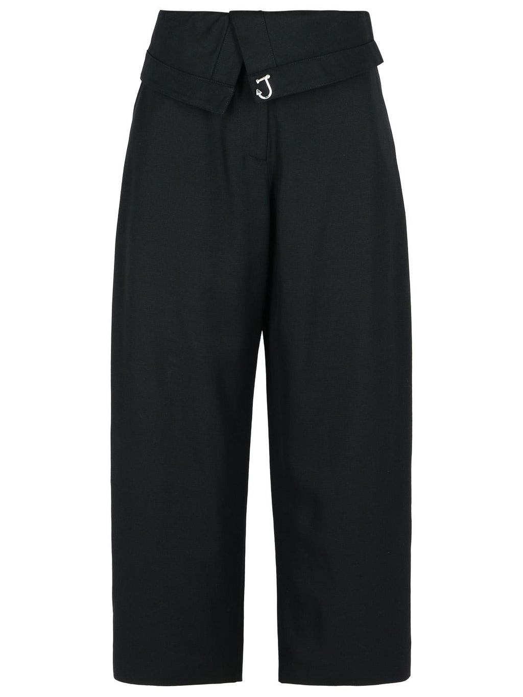Jw Anderson Black Viscose Trousers Women