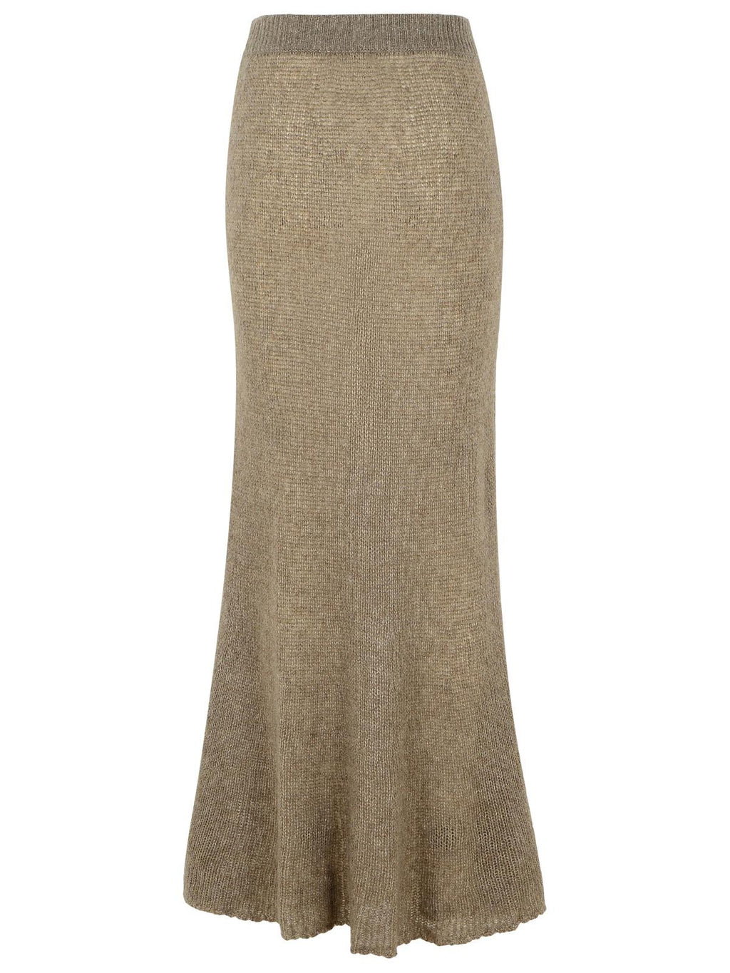 Lisa Yang 'Kelsy' Long Skirt In Brown Silk Blend Women