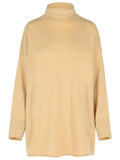 Max Mara 'Oder' Beige Cashmere Turtleneck Sweater Women