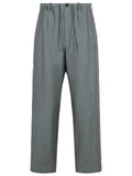 Dries Van Noten 'Penny' Grey Linen Blend Trousers Men
