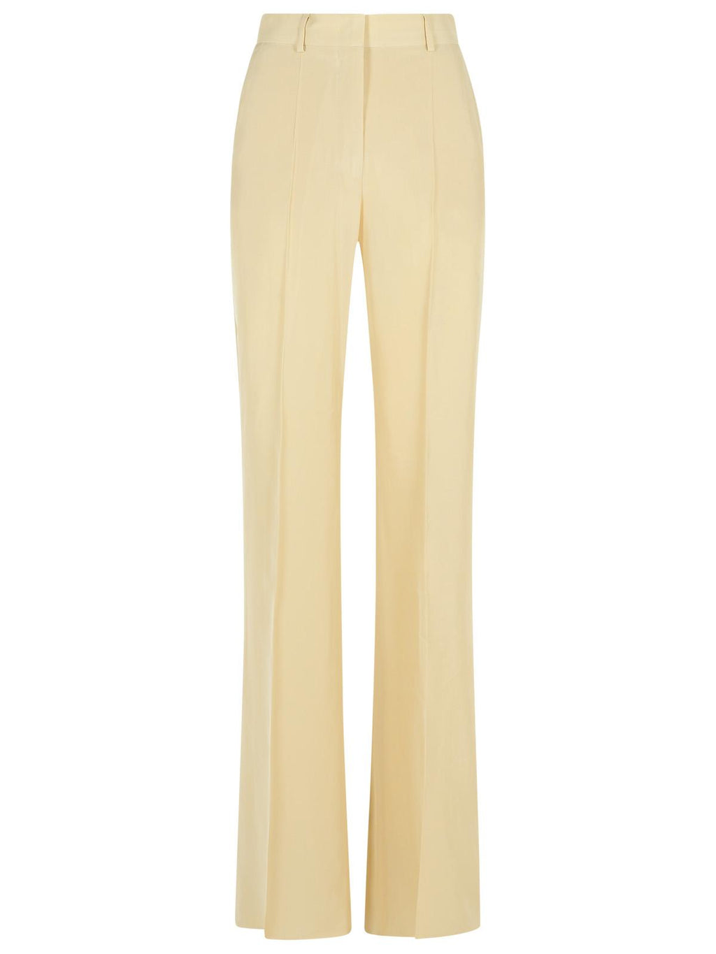 Sportmax 'Orario' Ivory Viscose Trousers Women