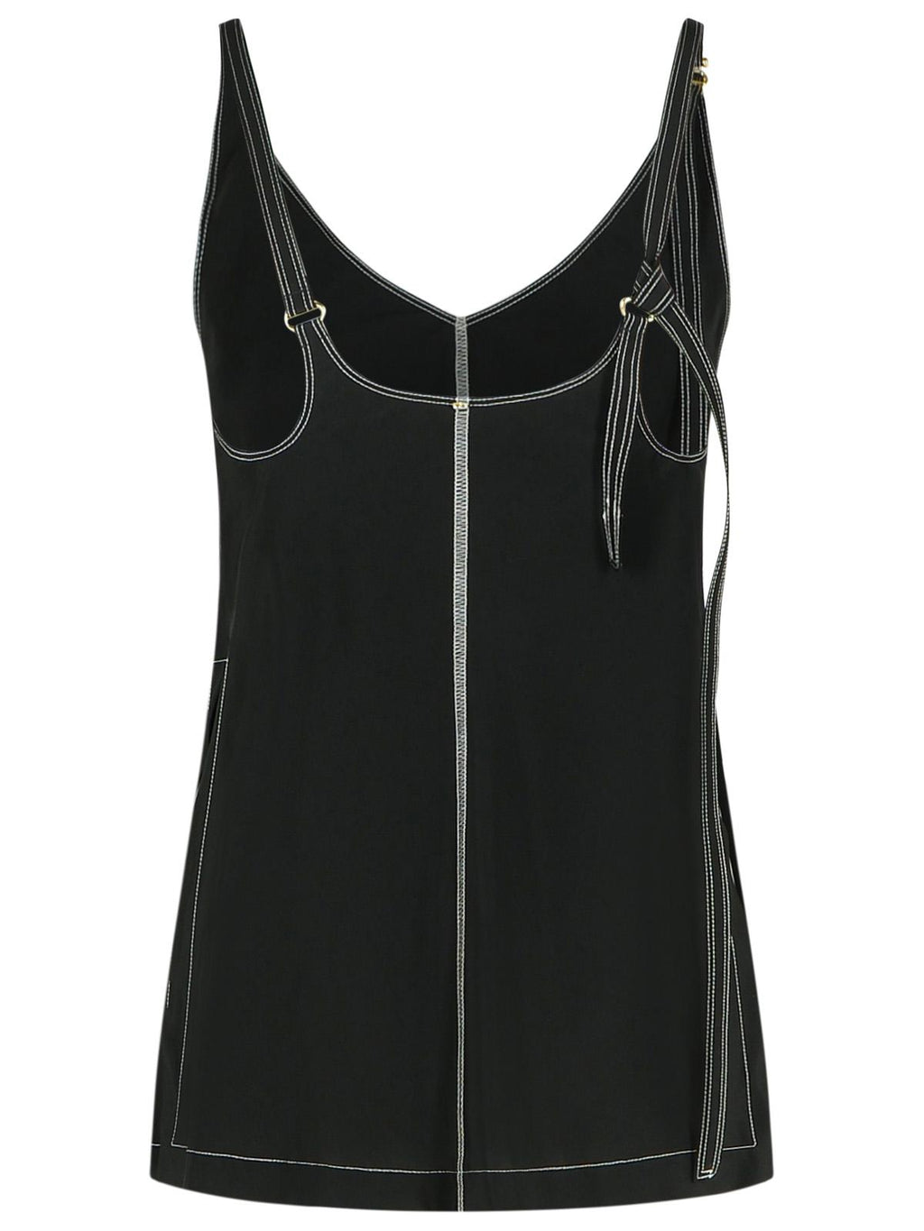 Sportmax 'Waser' Black Viscossa Tank Top Women