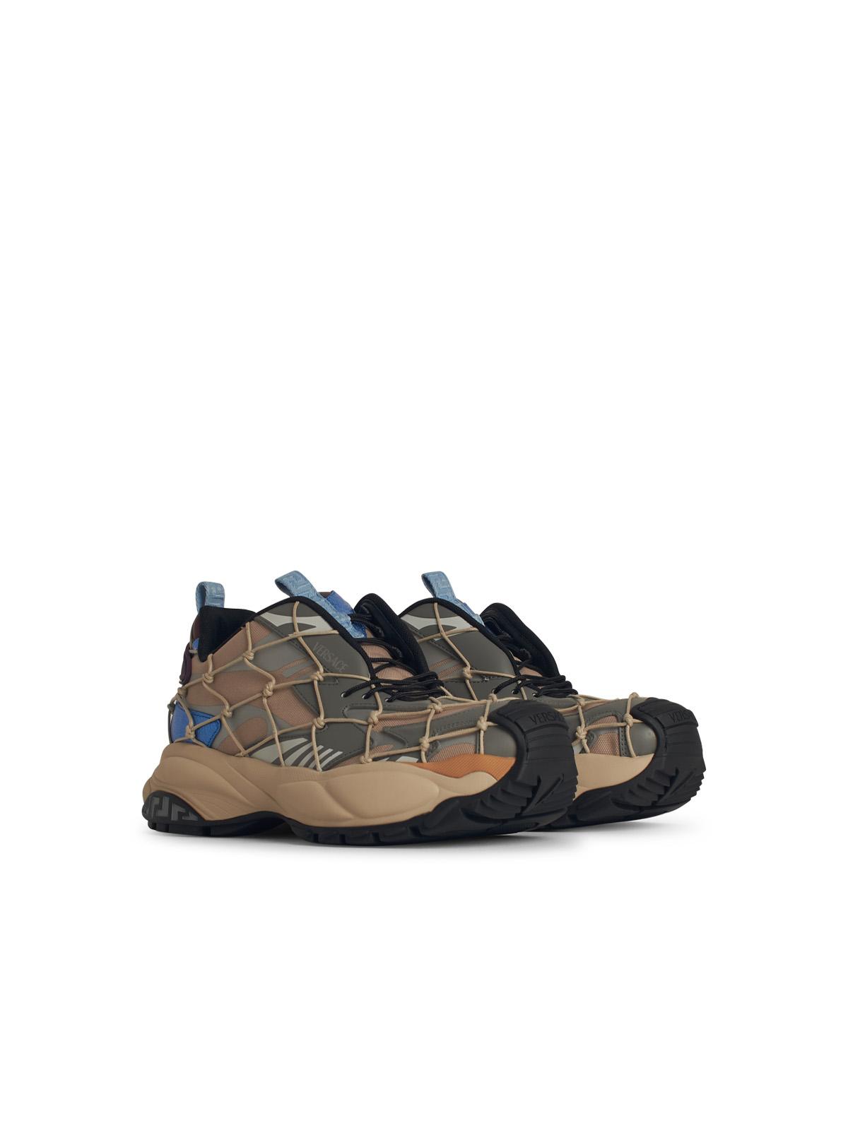 Versace 'Mercury' Multicolor Polyester Sneakers Men