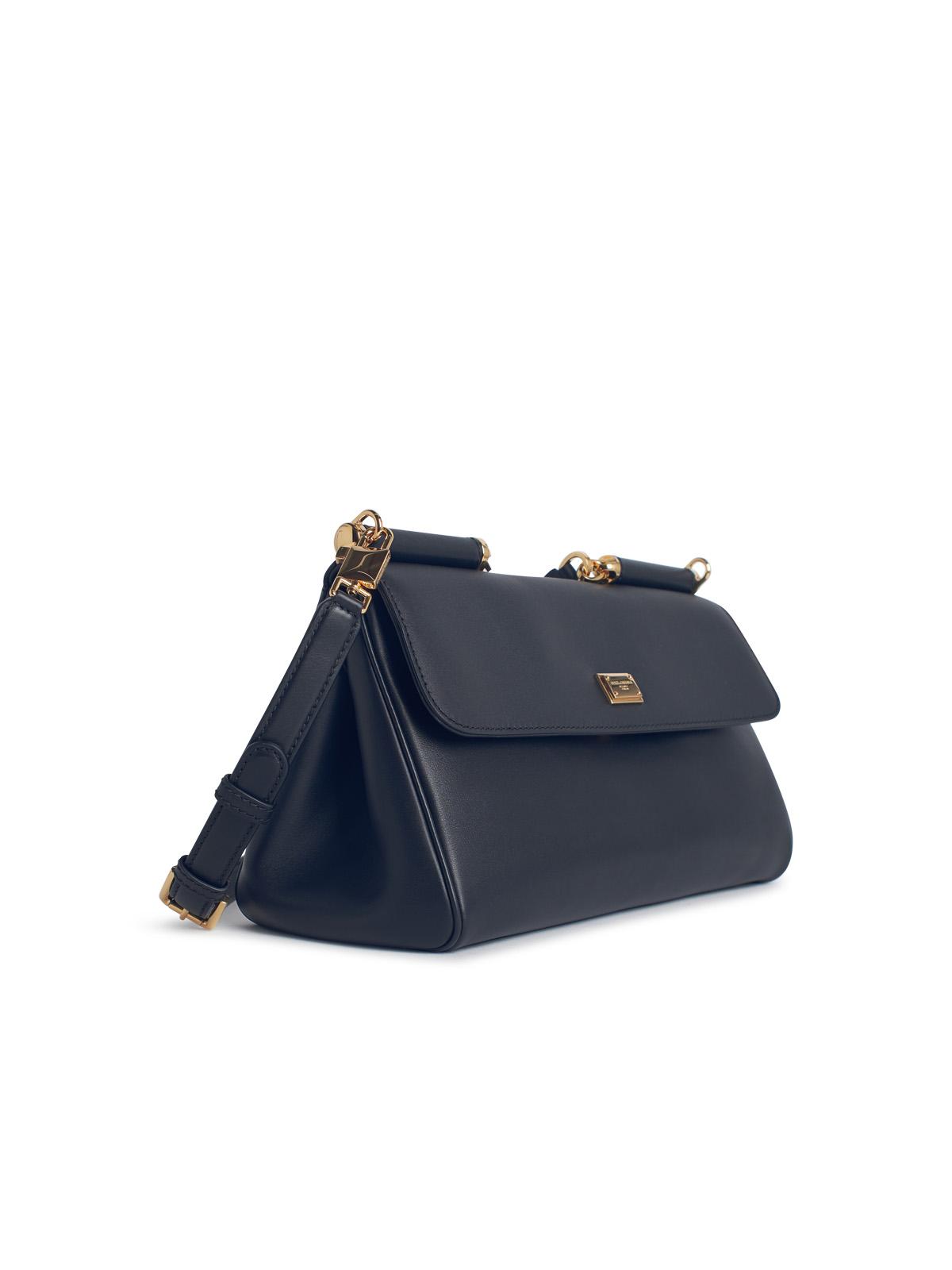 Dolce & Gabbana 'My Sicily' Plongé Calf Leather Handbag Women
