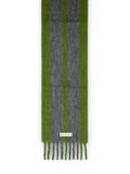 Marni Grey Mohair Blend Scarf With Fringes Men