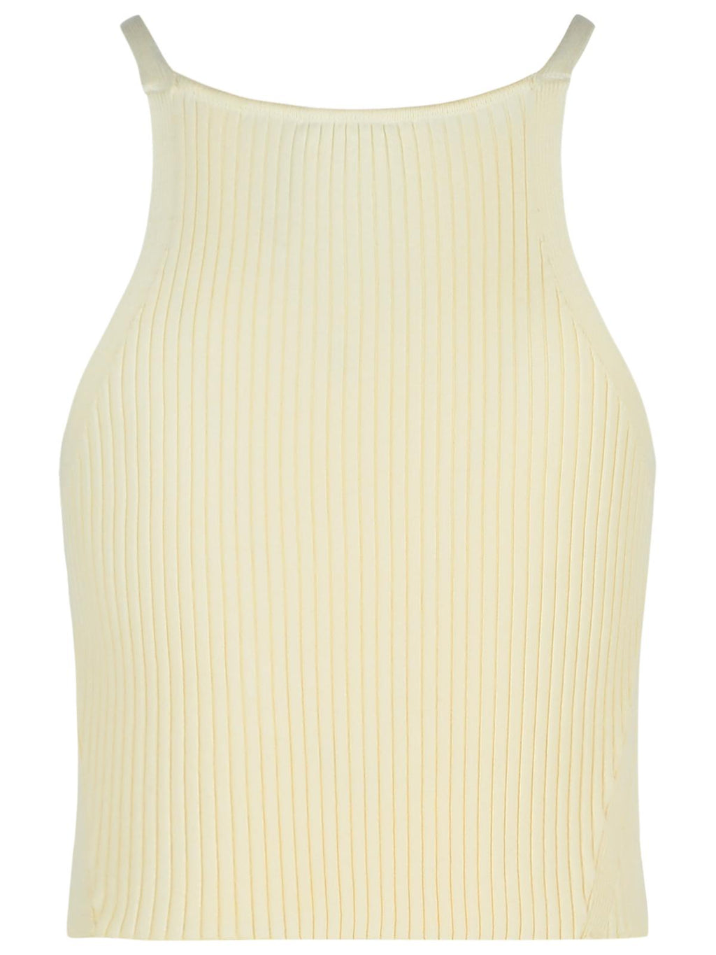 Courreges Ivory Viscose Blend Top Women