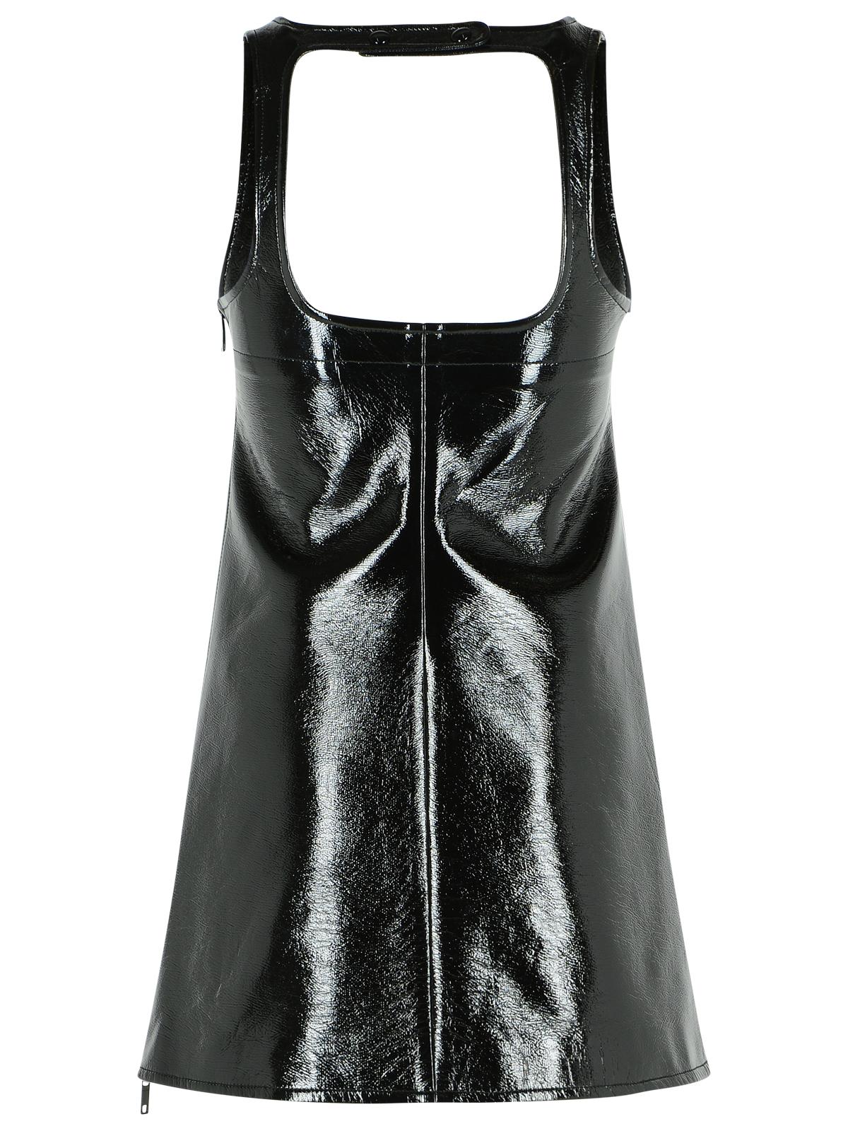 Courreges 'Reedition' Dress In Black Cotton Blend Women