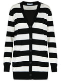 Max Mara 'Fiemme' Two-Tone Virgin Wool Cardigan Women