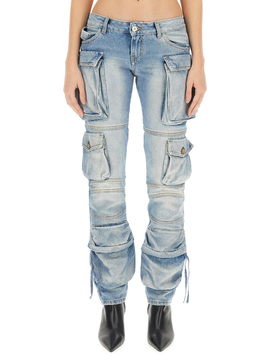 The Attico Women Cargo Jeans