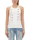 The Attico Women Jersey Tank Top