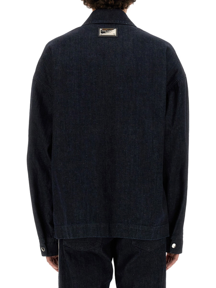 Dolce & Gabbana Men Selvedge Denim Blouson
