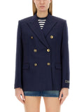 Versace Women Double-Breasted Blazer