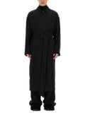 Balenciaga Men Belted Trench Coat