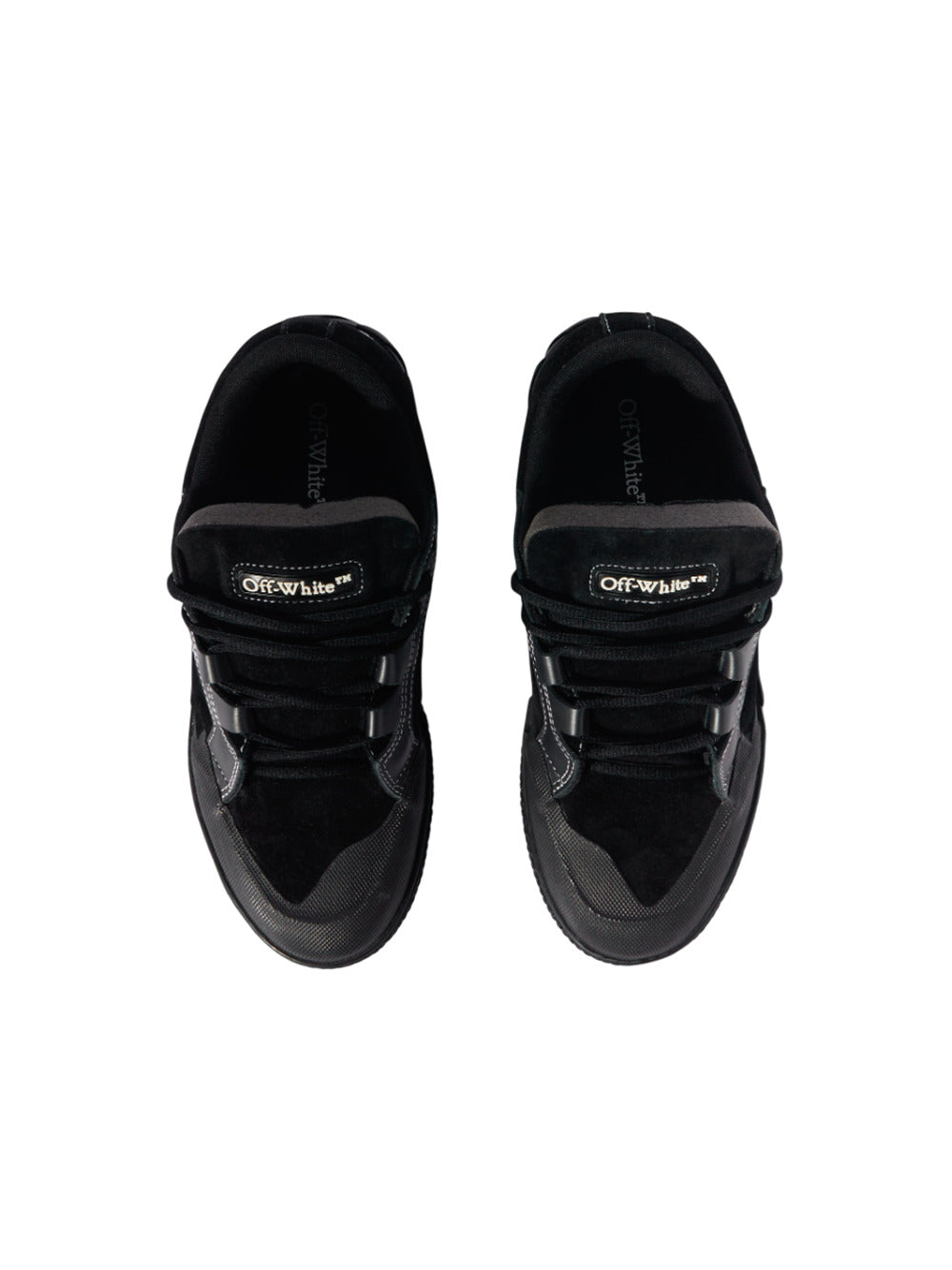 Off White Men Black 779 Vulcanized Leather Sneakers