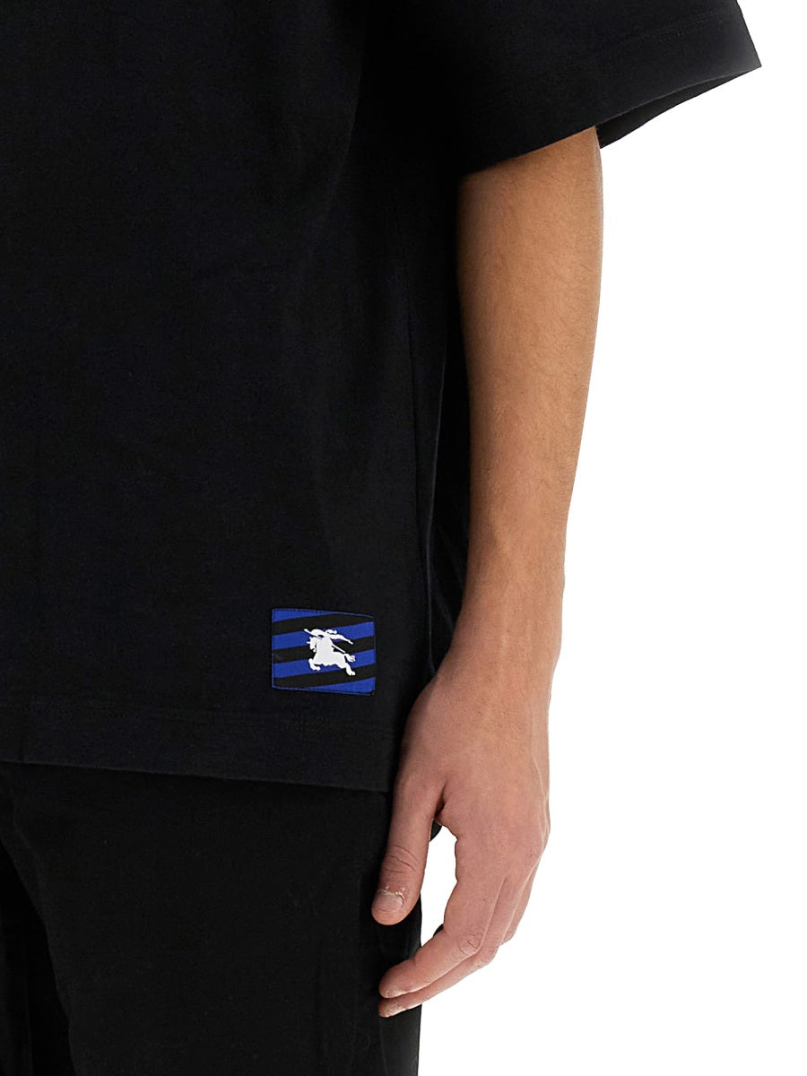 Burberry Men T-Shirt With Ekd Patch