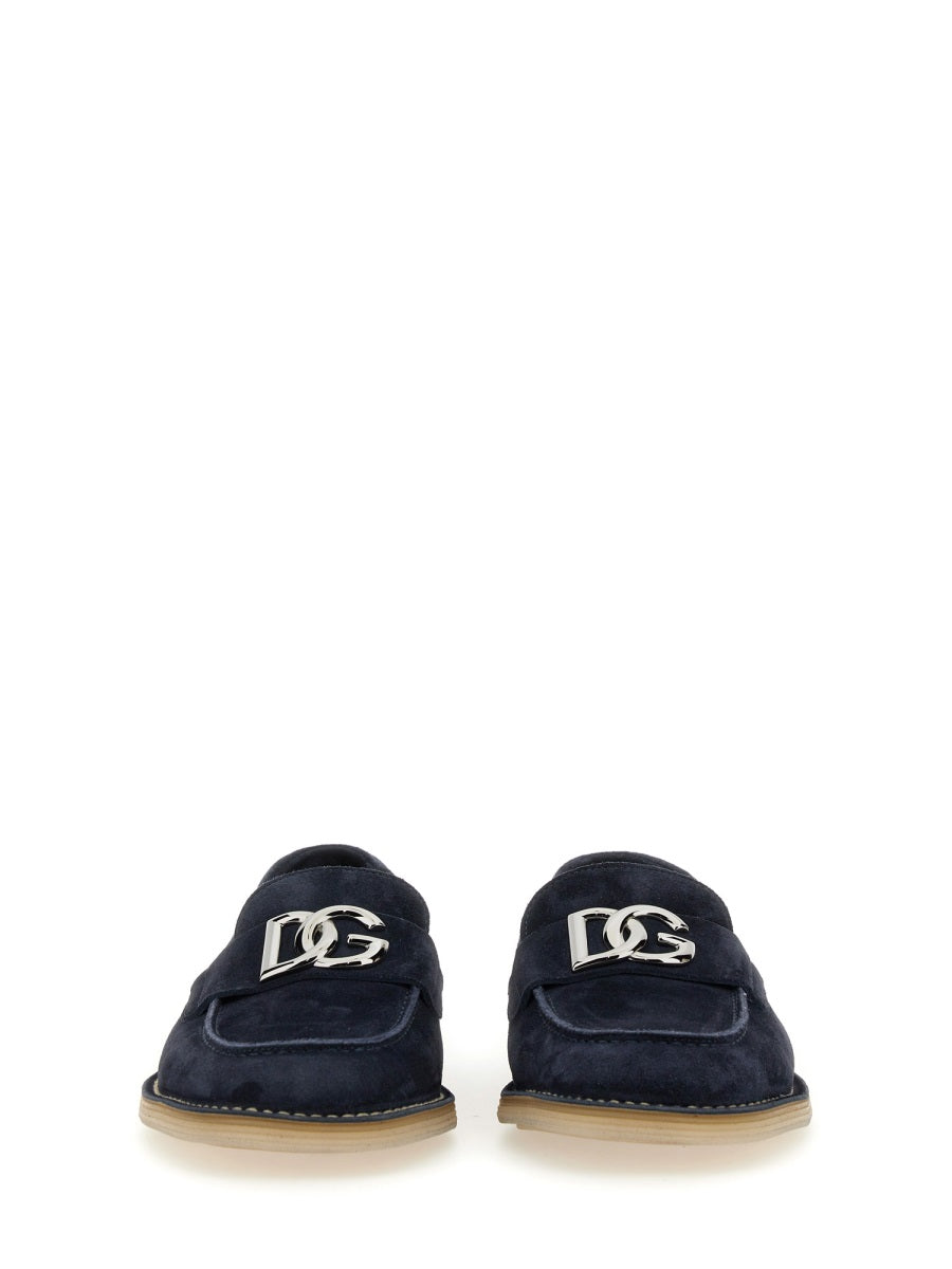 Dolce & Gabbana Men Suede Loafer