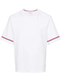 Thom Browne Men Rwb Stripe T-Shirt