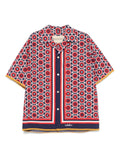 Valentino Garavani Men `Bulles Royales` Bowling Shirt