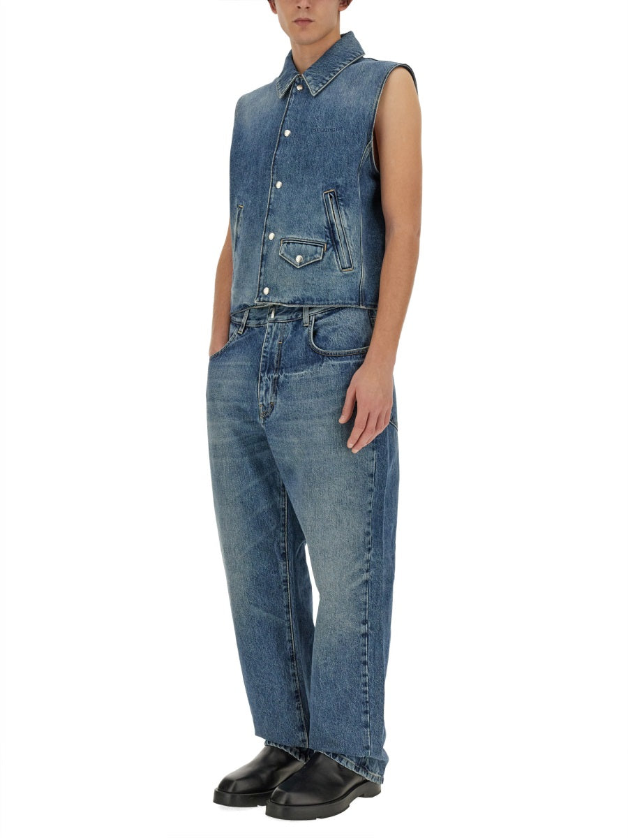 Givenchy Men Denim Vest