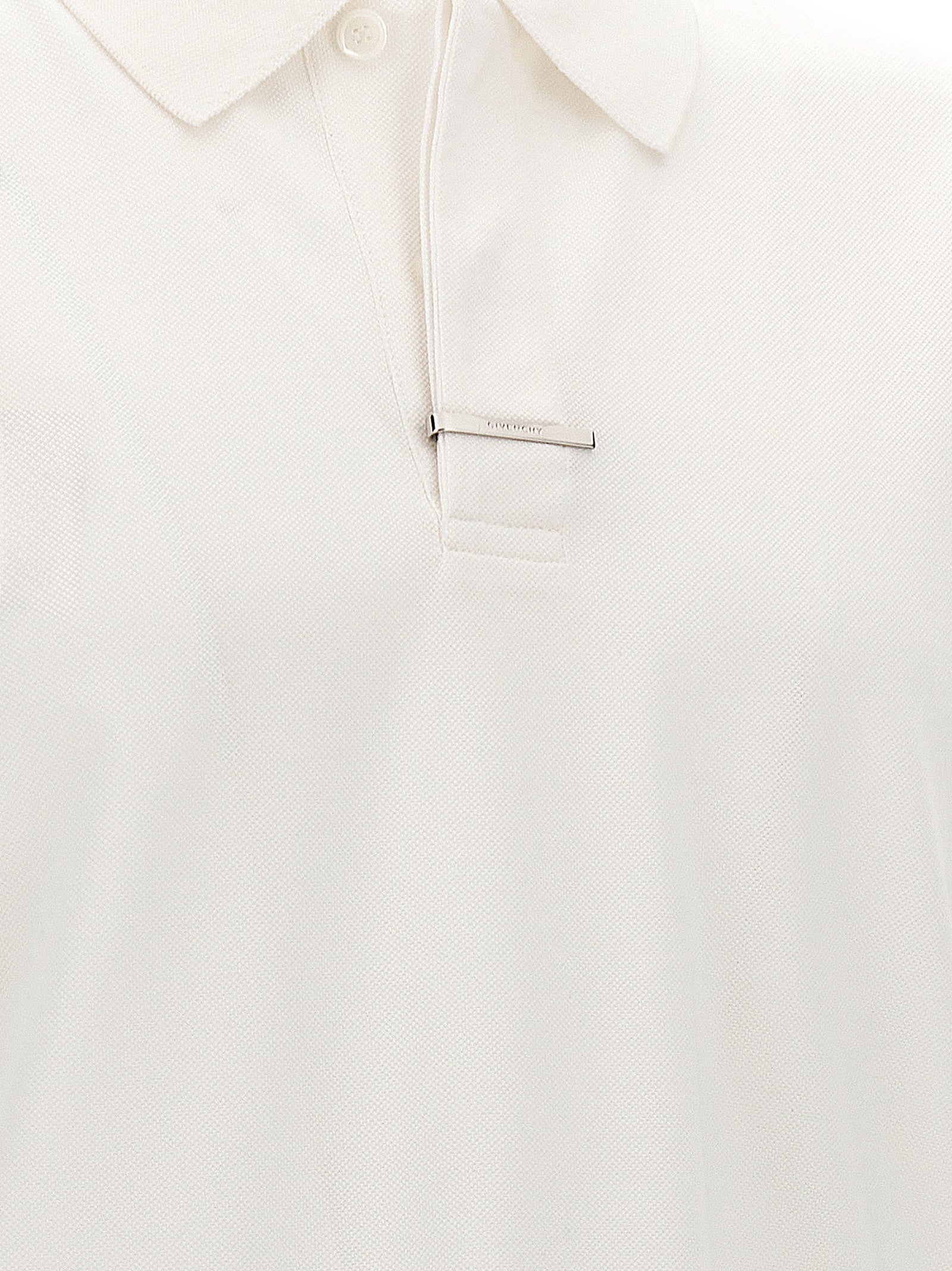 Givenchy Men Metal Clip Polo Shirt